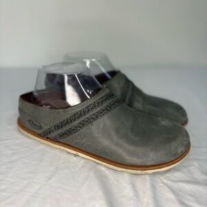 Chaco Gray Slip-On Clog Mules